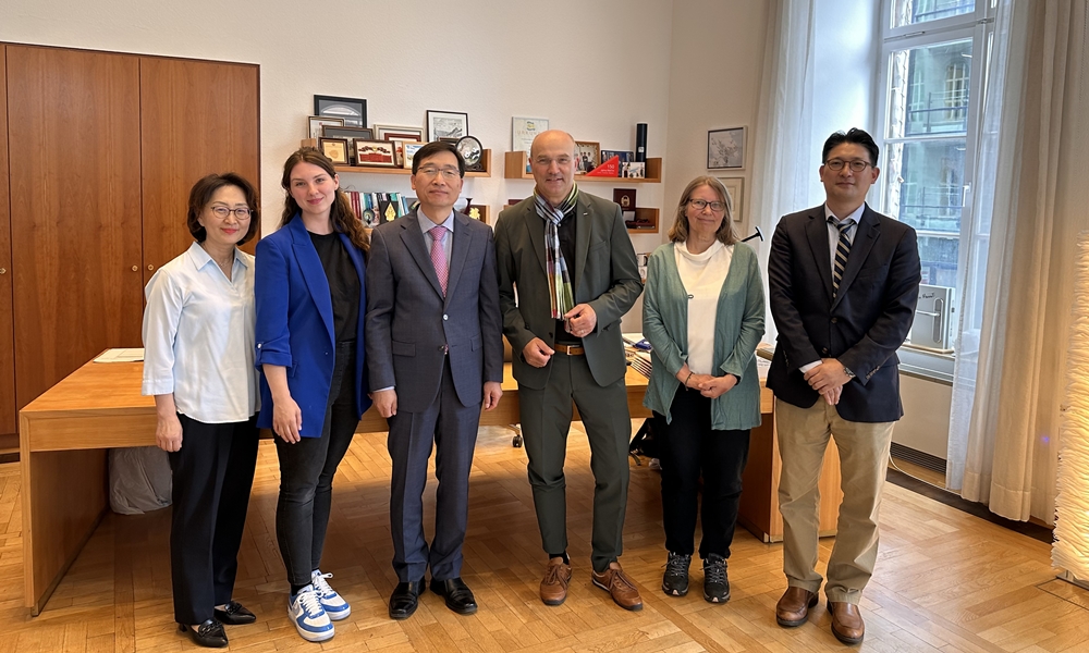 분관장, RWTH Aachen 아헨공과대학 총장 면담